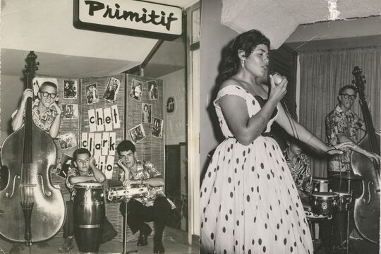 Wilma Reading and the Chet Clark Trio at the Primitif Coffee Lounge.