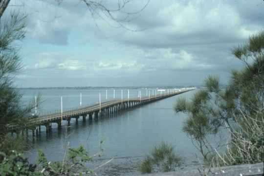 Hornibrook Bridge, taken on 80th anniversary of the opening