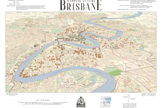 Mapping Future Brisbane - finished map example