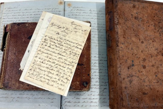 Working photo of physical Station ledger
