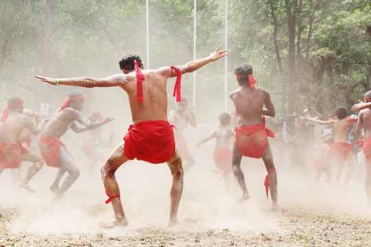 Dancer troupes perform at Laura Aboriginal Dance Festival 2013