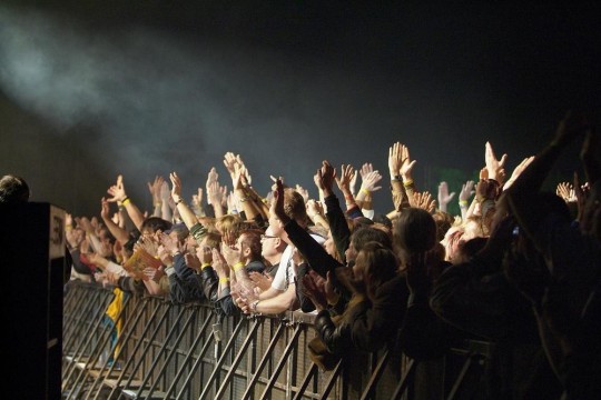 Audience at the Pig City Concert, Brisbane, July 2007