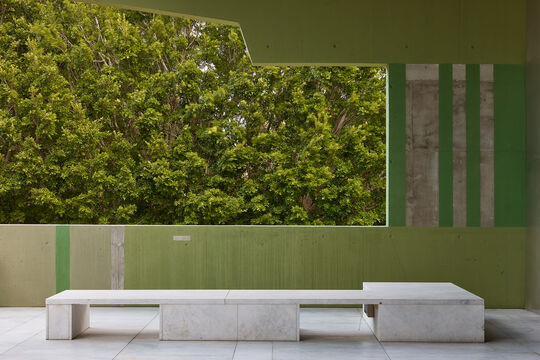 Queensland Terrace with treetop background