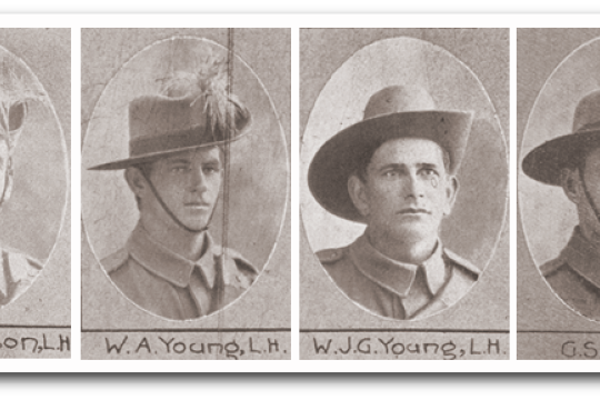 Soldier portraits from The Queenslander