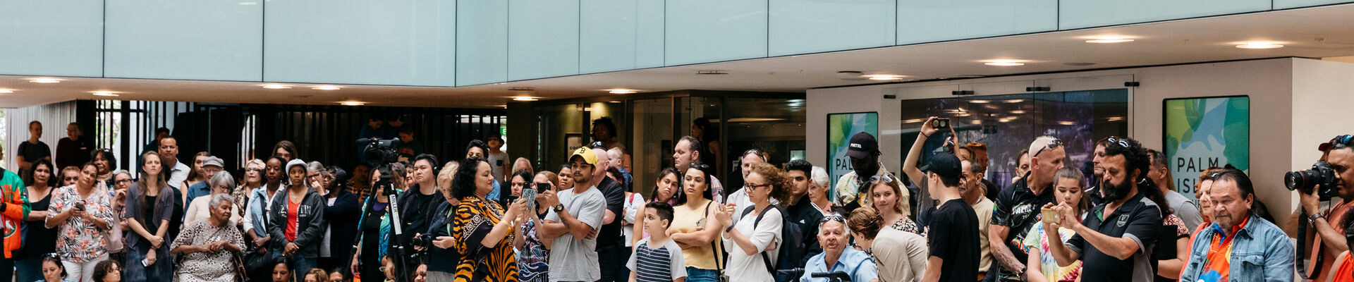 Palm Island exhibition opening 2018 Palm Island exhibition opening 2018