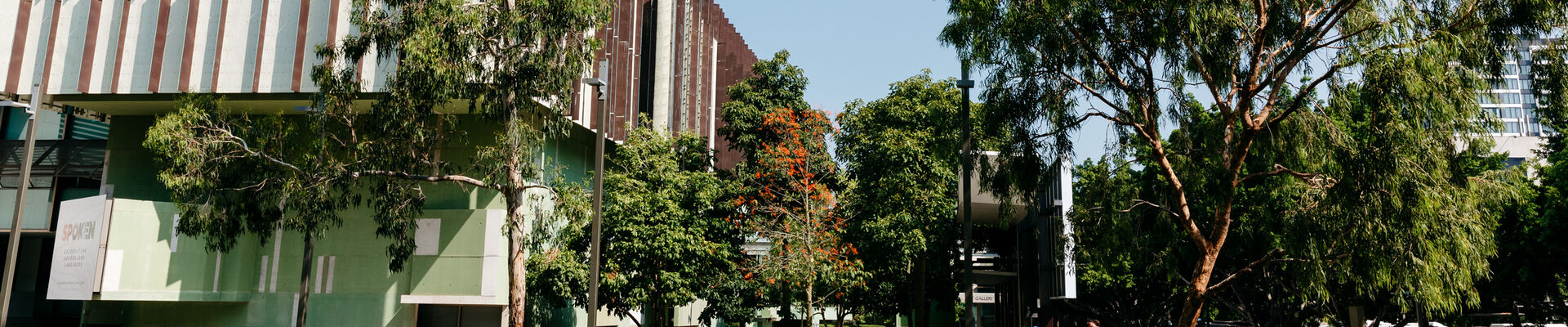 State Library building and gardens