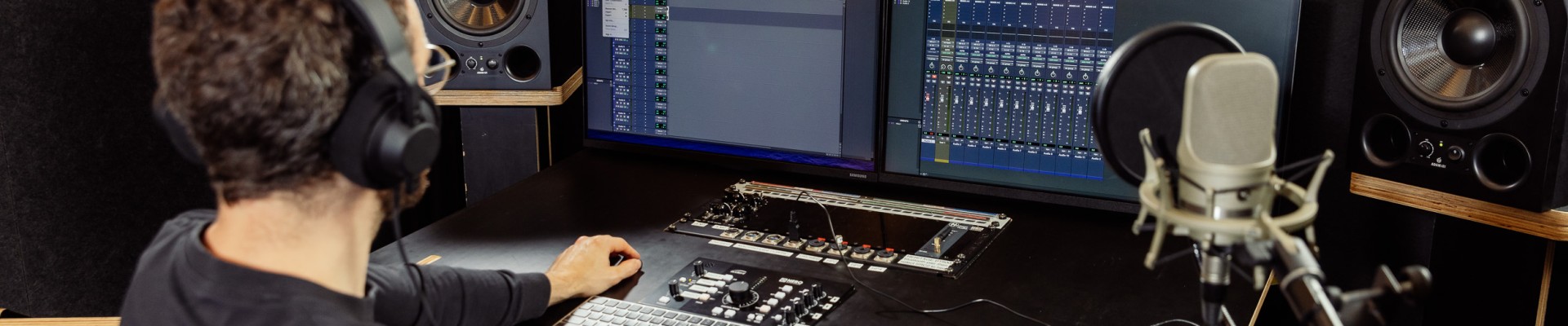 Person using SLQ Recording Studio 