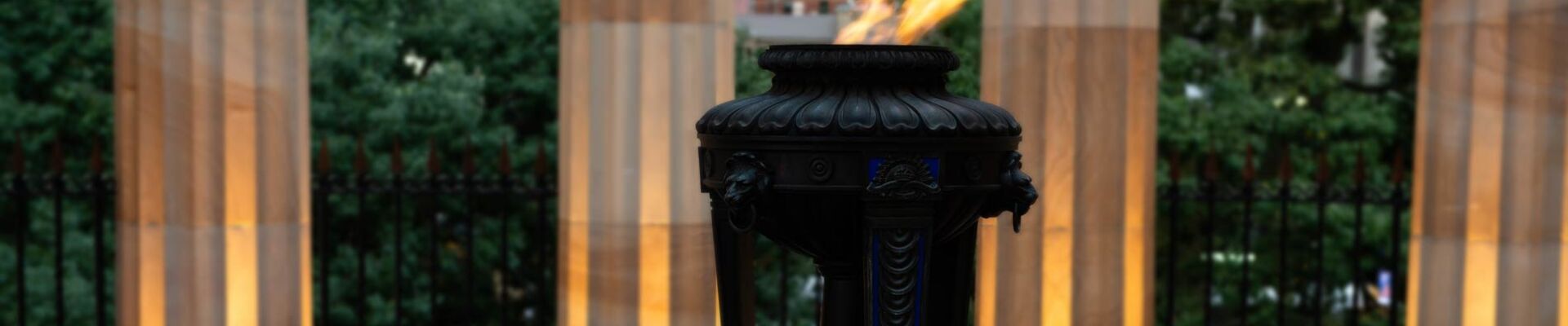 Eternal flame at Anzac Square
