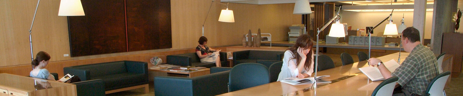 Internal view of the John Oxely Library