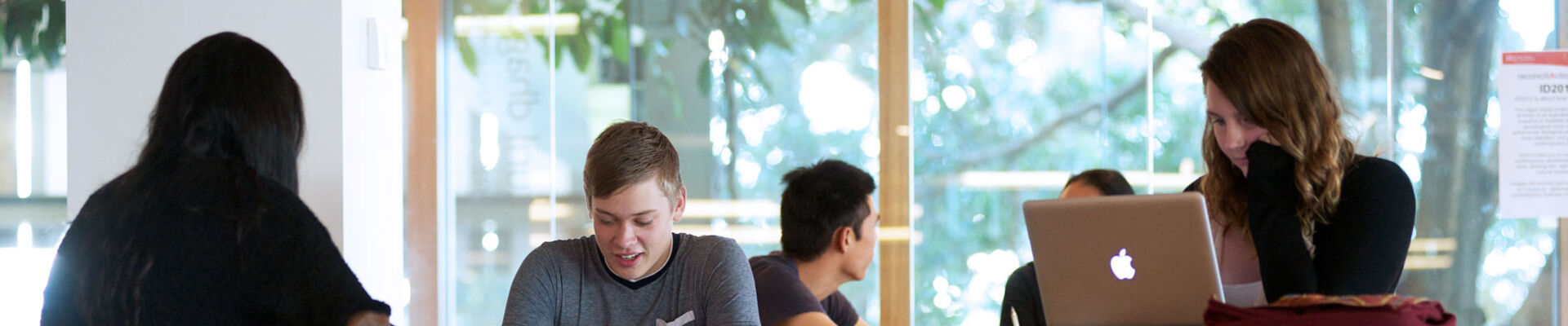 People studying at the State Library of Queensland. People studying at the State Library of Queensland