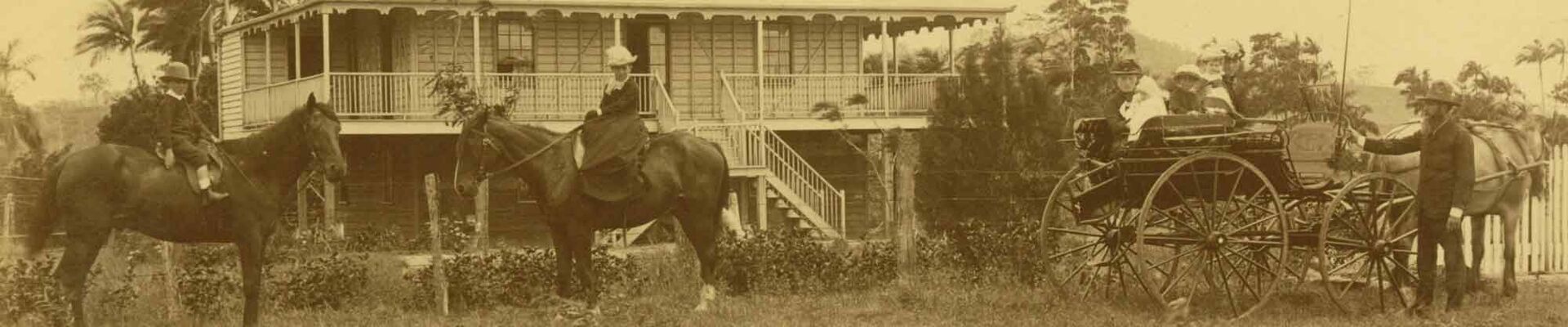 Manager's residence at the Pioneer Sugar Plantation outside Mackay, ca. 1880 Managers residence at the Pioneer Sugar Plantation outside Mackay ca 1880