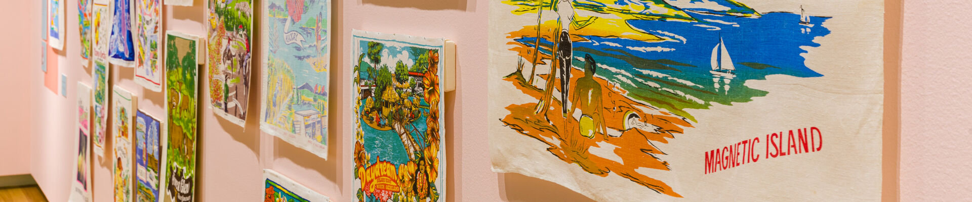 Tea towels from the Glenn R Cooke collection