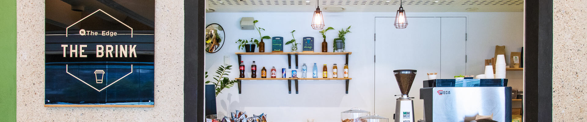 The Bink coffee shop inside the Edge