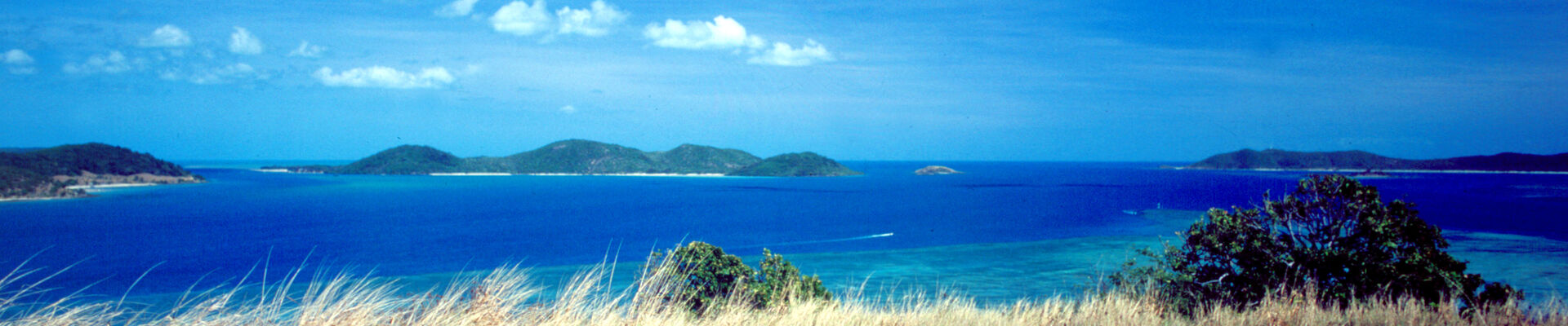 View from mainland to Thursday Island Queensland