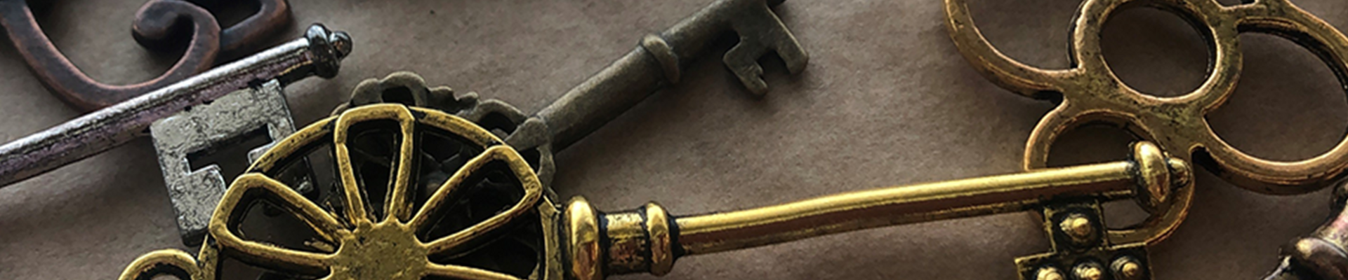 Keys of different shapes and sizes