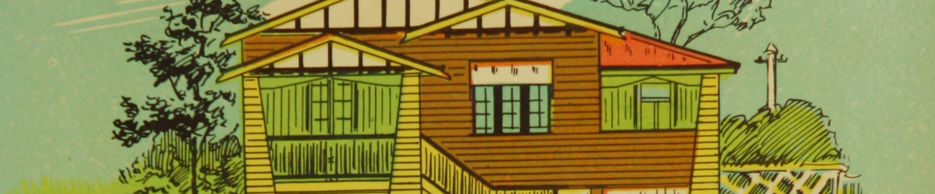 Drawing of Queensland house