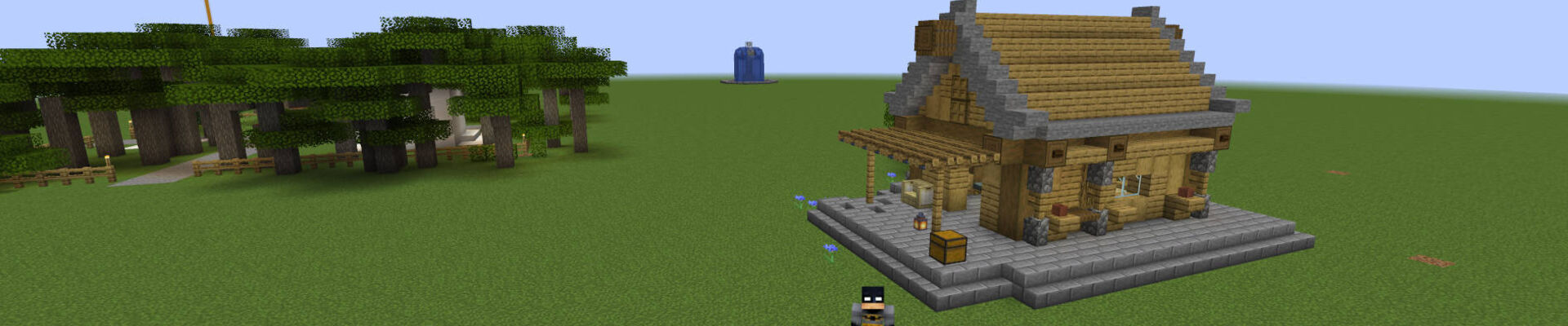 Queensland Minecraft Image of cabin built within Queensland Minecraft