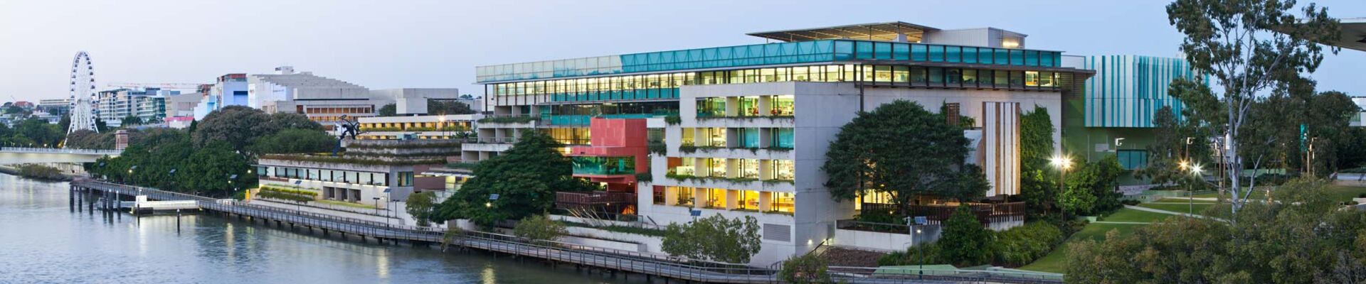 SLQ building panorama State Library of Queensland building panorama