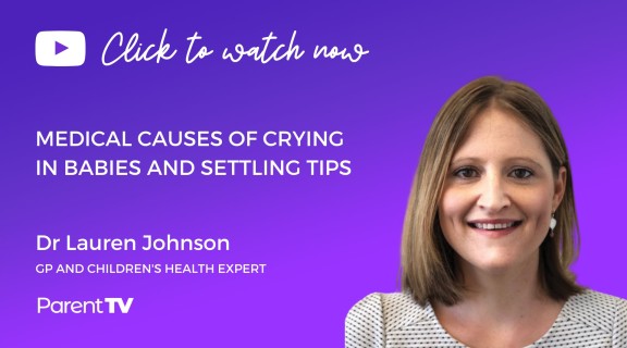 Medical causes of crying in babies and settling tips