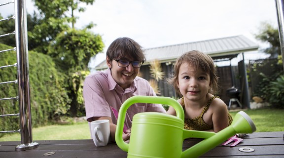 Finding items around the house for play