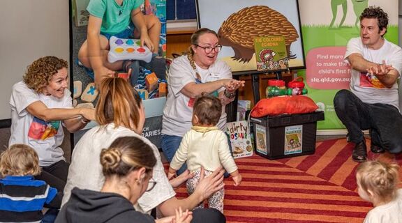First 5 Forever session at Ipswich library