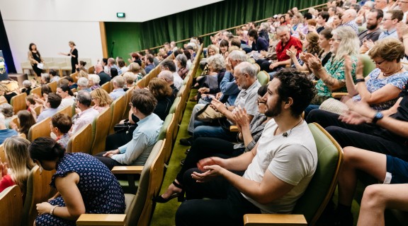 Audience at State Library event