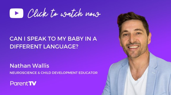 Can I speak to my baby in a different language?