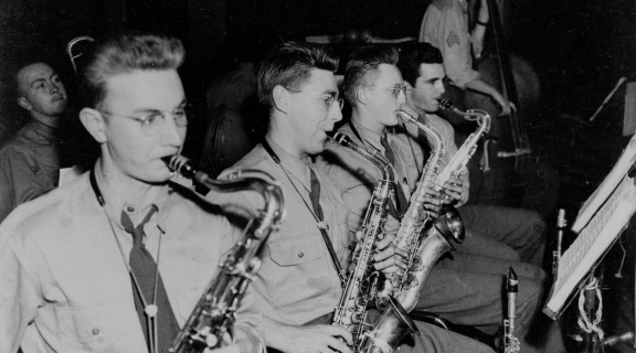 U.S. Army Band saxophonists