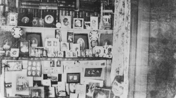 Interior view of the homestead at old Balnagowan Station