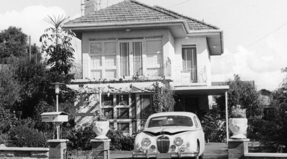 House with sporty car, 6 Roessler Street, Rangeville