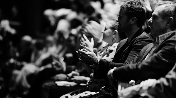 Audience clapping
