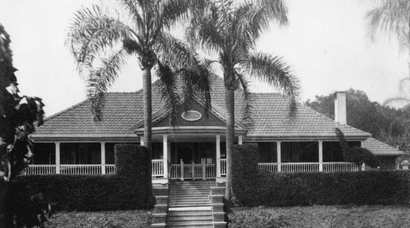 Lyndhurst, the residence of Mrs J. Reid, in London Road, Clayfield