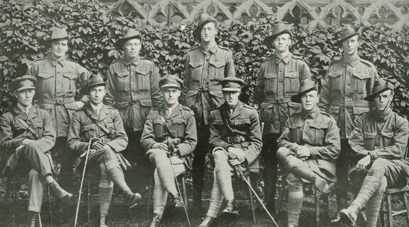 A group of Australian's who have been awarded the Victoria Cross.