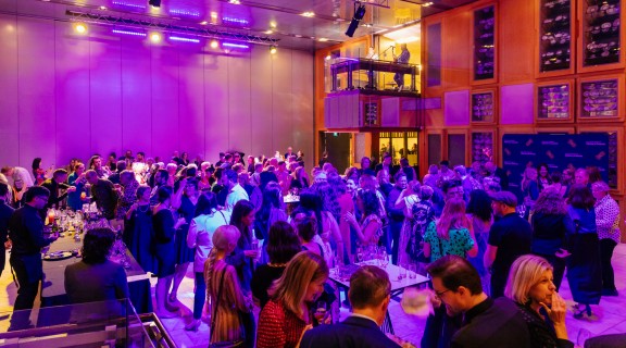 People mingle at the 2023 Queensland Literary Awards reception and Library Pop-up Shop