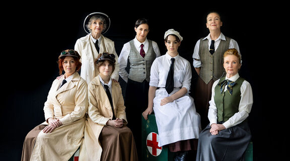 A Girl's Guide to World War publicity photo.