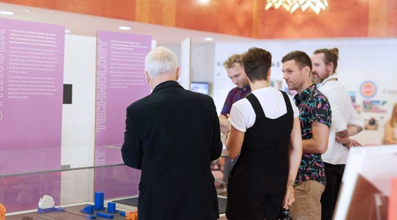 Queens Baton Talk at the State Library of Queensland. Photo by David Chatfield.