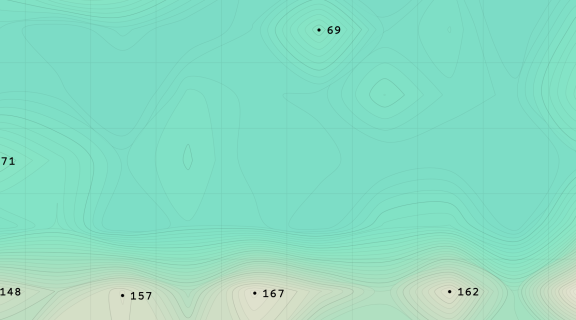 Topographic map