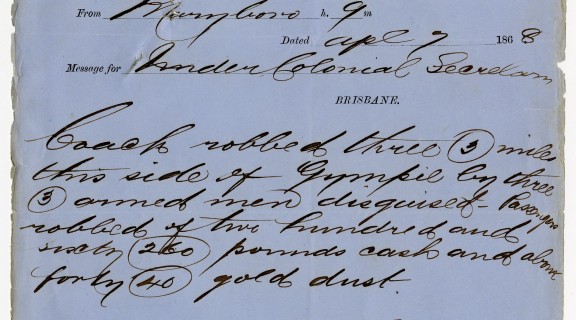 Colonial Secretary's letter example