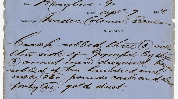 Colonial Secretary's letter example