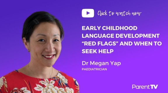 Early childhood language development - "red flags"