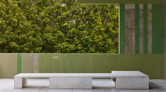 Queensland Terrace with treetop background