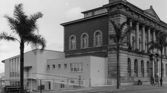 South Eastern View of the State Library of Queensland, Brisbane, Ca. 1960.