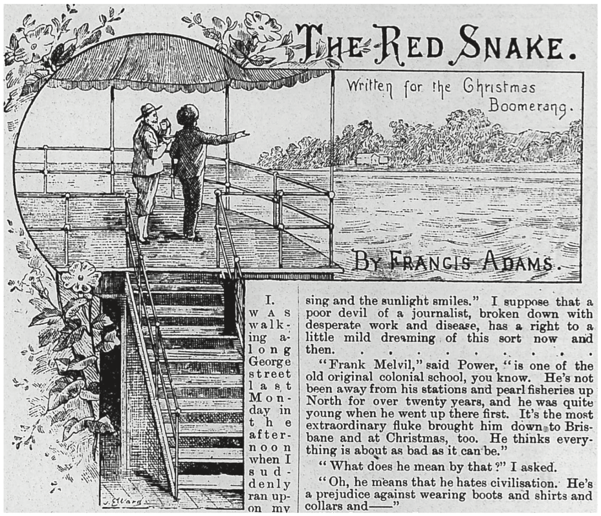 ‘The Red Snake’ title image.