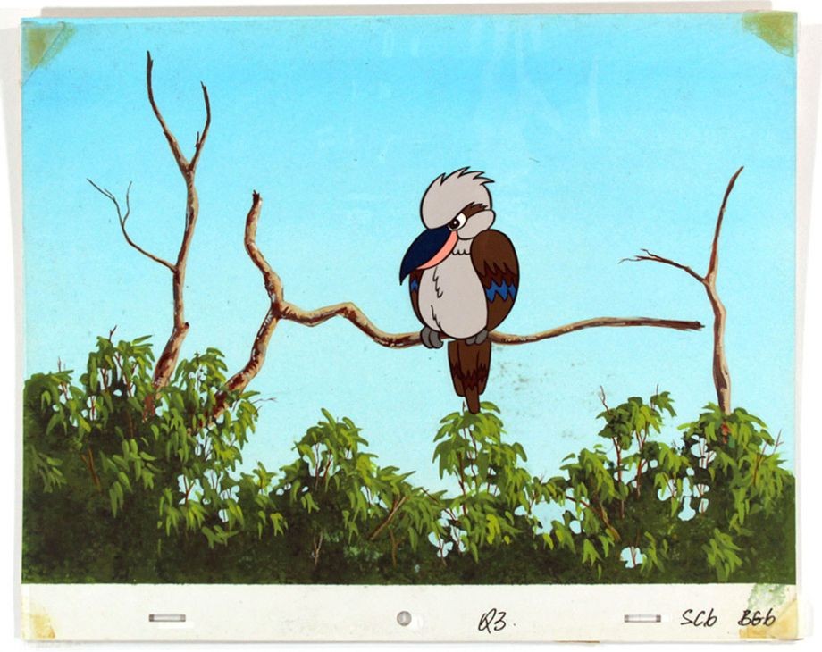 Artwork of Kookaburra on a tree branch by Idis Stewart