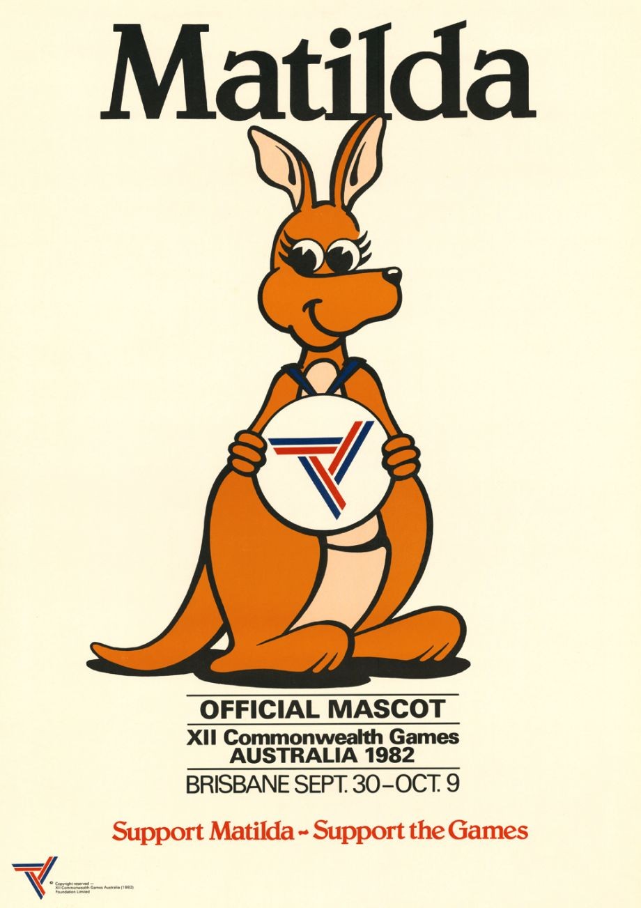 Matilda poster Commonwealth Games 1982