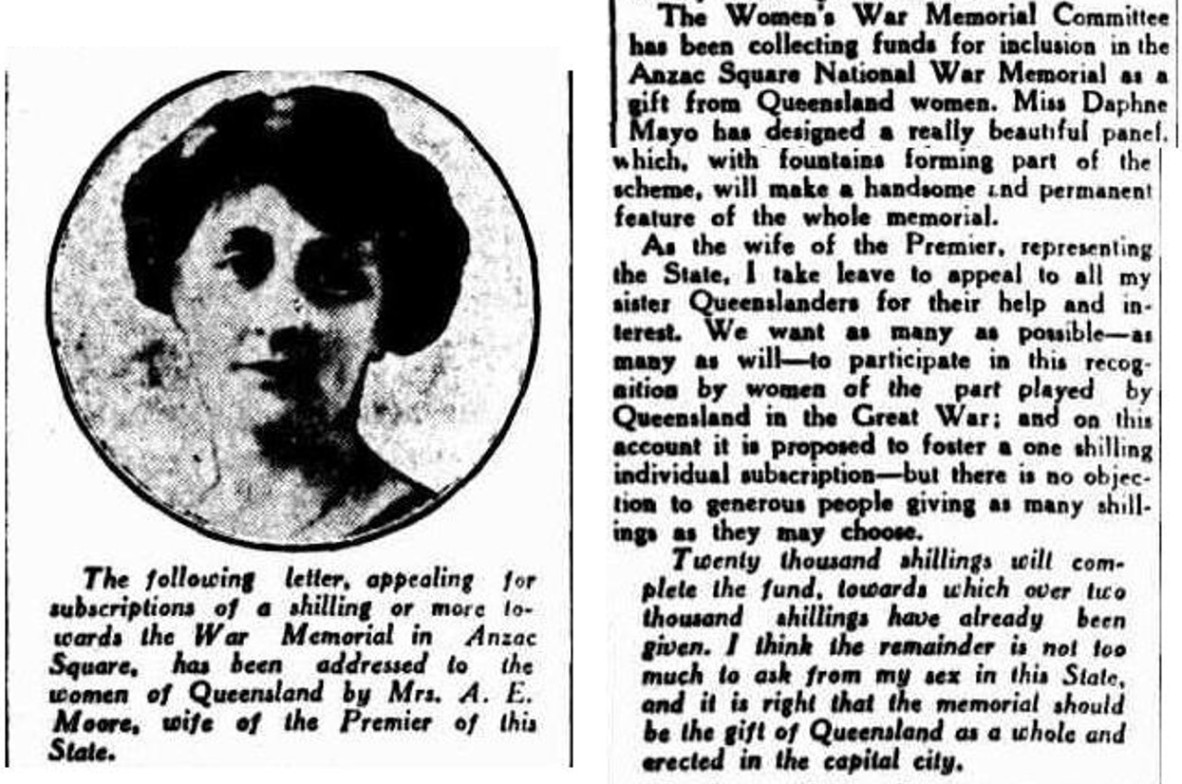Extract of a letter with photo of a womans face published in the newspaper The Truth 20 July 1930 p 20