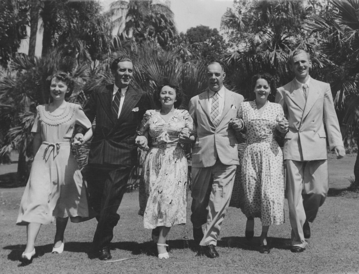 Members of the Brisbane Repertory Theatre, ca.1952.