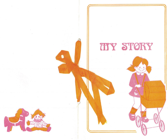 My Story - this was the little book I was given by the Government, about my adoption.