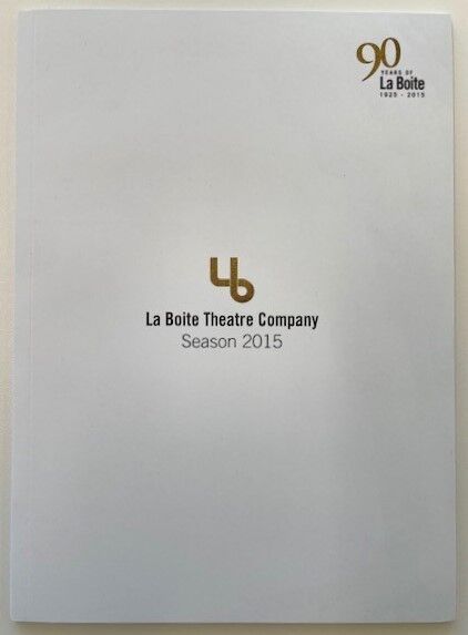 Season program for La Boite Theatre, 2015.