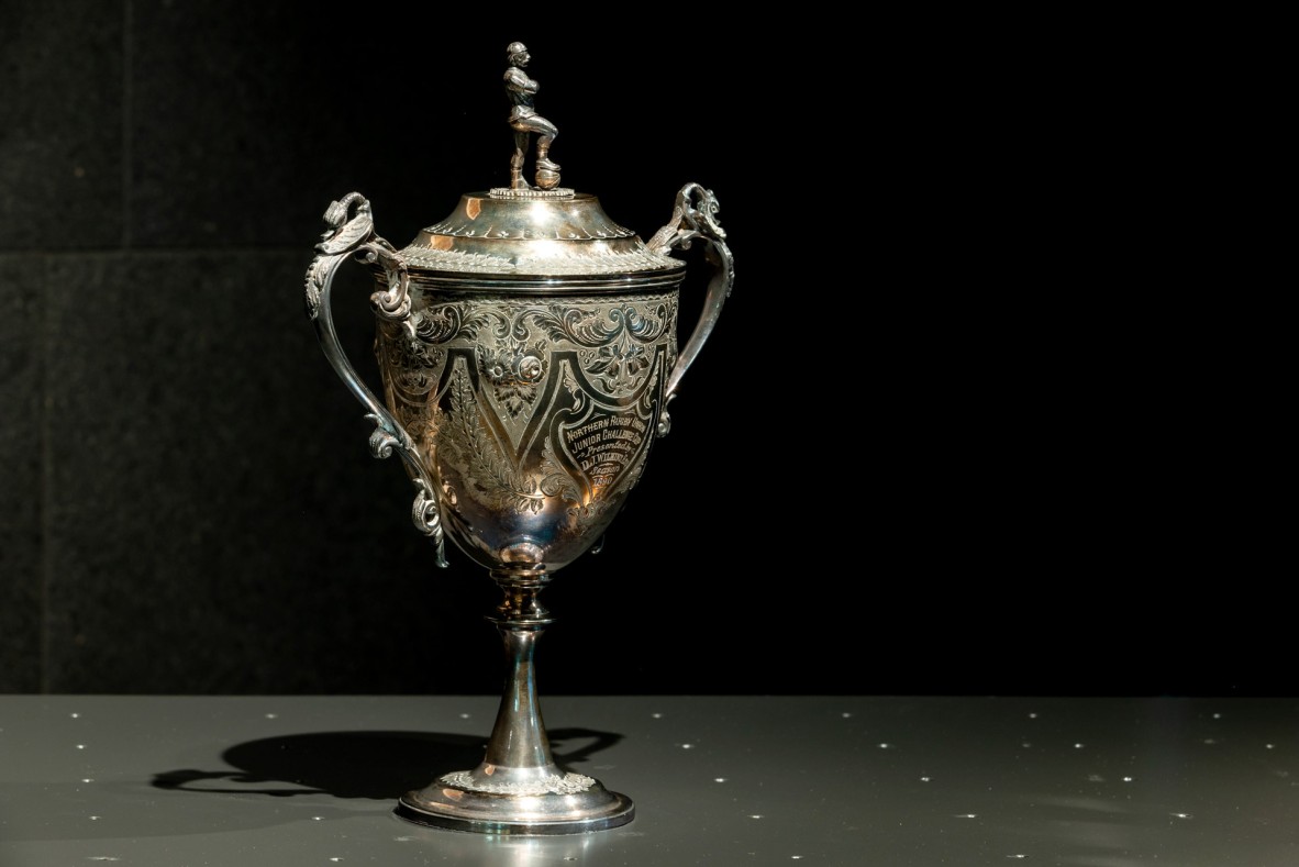 A silver plated cup